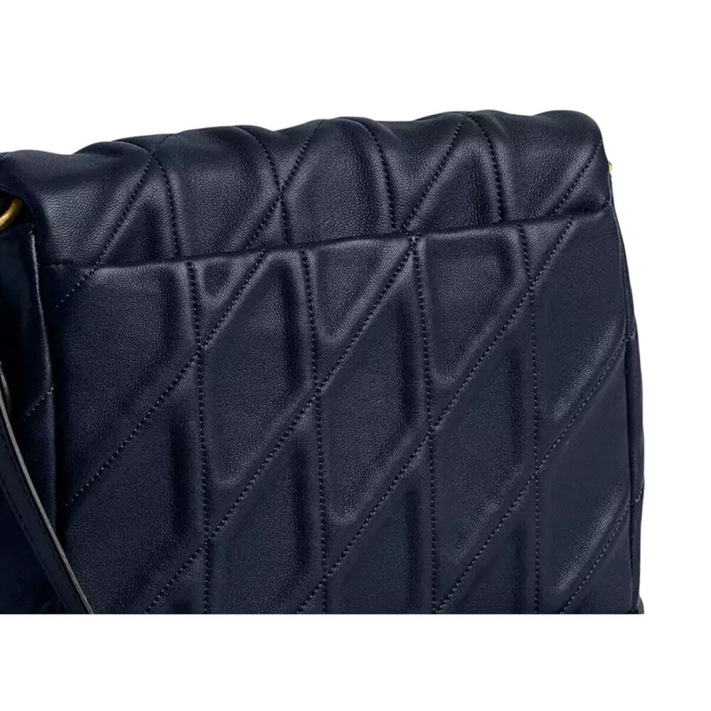 Coach Navy Blue Times Square Tabby, Crossbody bag with brushed gold hardware NWT - Picture 3 of 12
